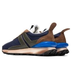 Lanvin Running Sneakers - Navy Blue/Green 6 Lanvin Running Sneakers - Navy Blue/Green -Fashion Clothing Store Lanvin Running Sneakers Navy Blue Green FM SKBRUN NYL1 P21 NAV 04 09 2021 01 5