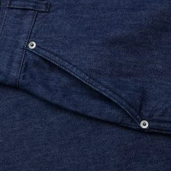 JW Anderson Logo Grid Turn Up Workwear Jeans - Indigo -Fashion Clothing Store Logo Grid Turn Up Workwear Jeans Indigo DT0078 PG1336 870 08 22 23 Feature JP 7