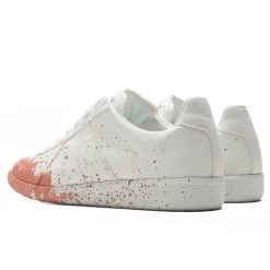 Maison Margiela Replica Paint Splatter Sneakers - White/Coquille 6 Maison Margiela Replica Paint Splatter Sneakers - White/Coquille -Fashion Clothing Store Maison Margiela Replica Paintsplatter White Coquille S37WS0568 P4711 H9178 03 02 2022 01 3