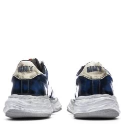 Wayne Brushed Patent Leather Low - Blue 7 Wayne Brushed Patent Leather Low - Blue -Fashion Clothing Store Maison Mihara Yasuhiro Wayne Brushed Patent Leather Low Blue A09FW711 BLU 12 31 22 Feature DV 6