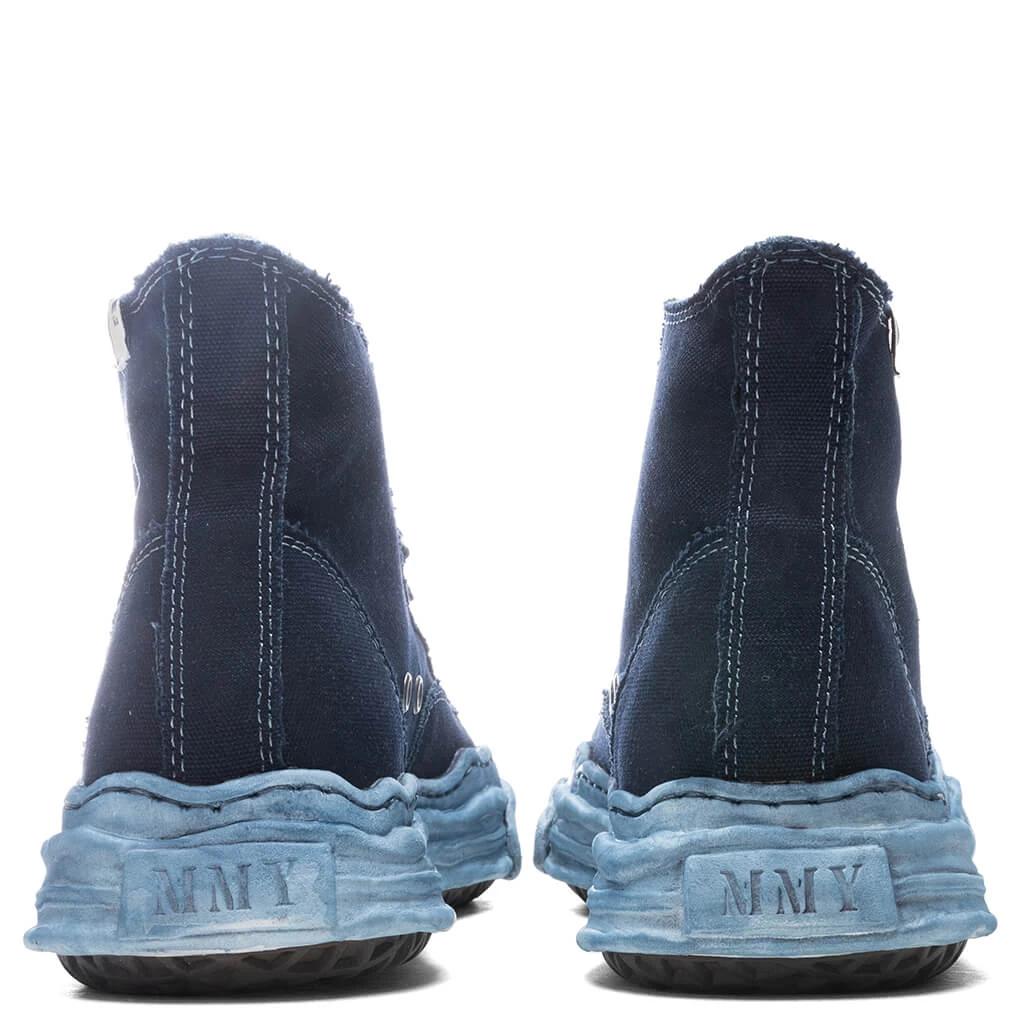 Hank High OG Sole Over Dyed Canvas Sneaker - Navy 4 Hank High OG Sole Over Dyed Canvas Sneaker - Navy - Image 4
