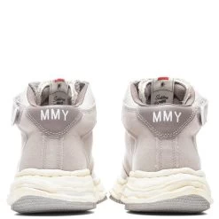 Wayne High OG Sole Washed Canvas Sneaker - Grey -Fashion Clothing Store MaisonMiharaYasuhiroWayneHighOGSoleWashedCanvasSneaker Grey A08FW707 GRY 4