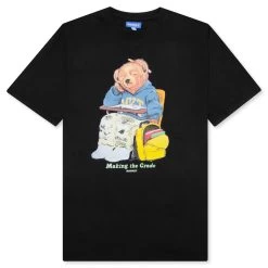 MARKET Making The Grade Bear T-Shirt - Black