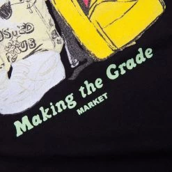 MARKET Making The Grade Bear T-Shirt - Black 7 MARKET Making The Grade Bear T-Shirt - Black -Fashion Clothing Store Making the Grade Bear T Shirt Black 399001592 WSHDBLK 10 24 23 Feature VR 4