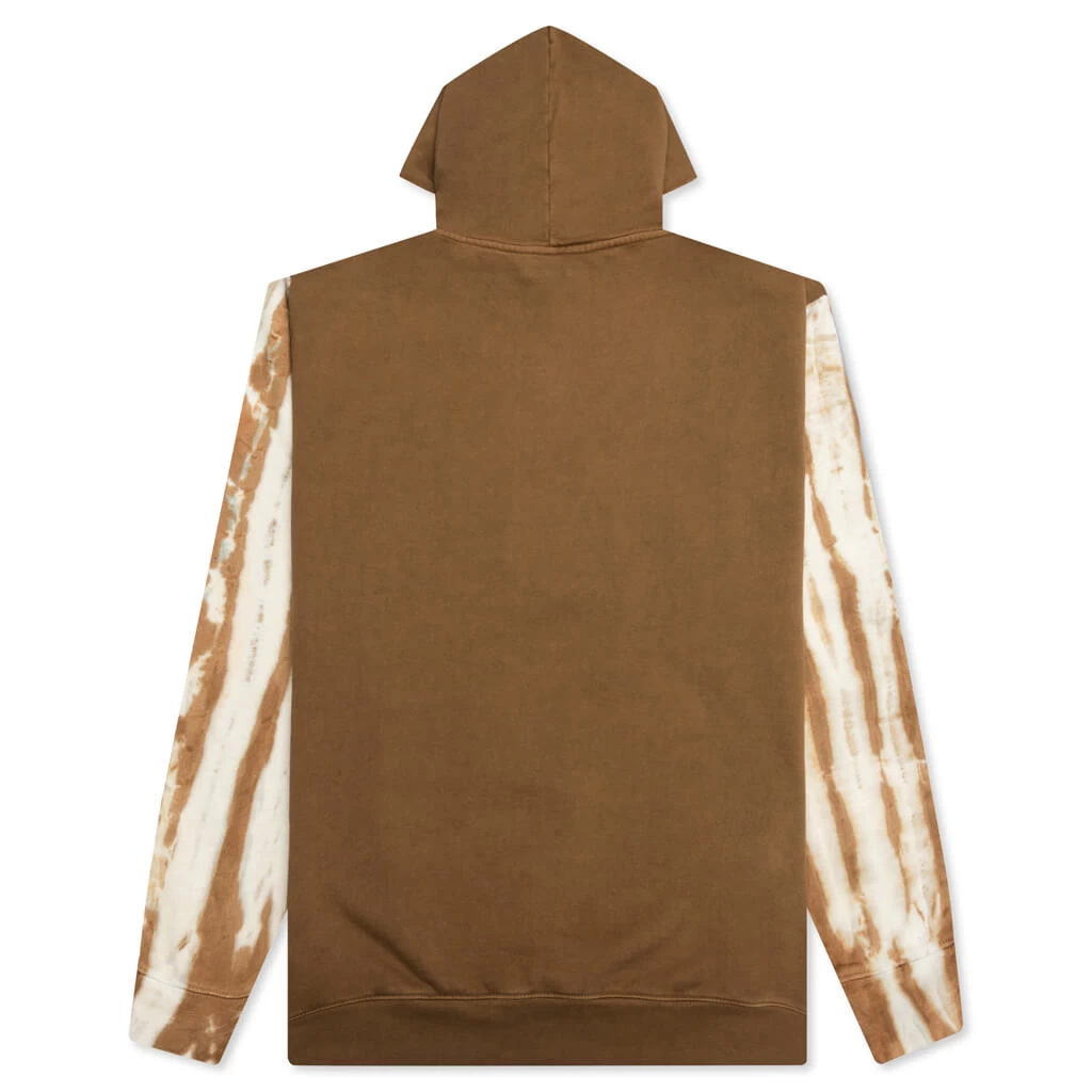 MARKET Air Transit Puff Tie-Dye Hoodie - Brown 2 MARKET Air Transit Puff Tie-Dye Hoodie - Brown - Image 2