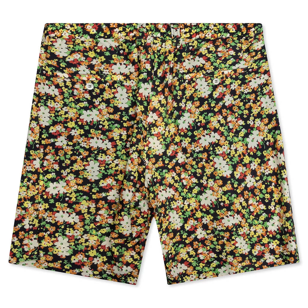 Marni Flower Shorts - Black Floral Shorts 2 Marni Flower Shorts - Black Floral Shorts - Image 2