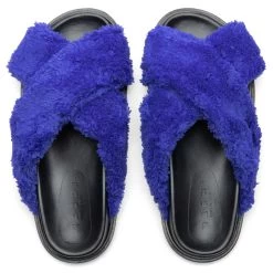 Marni Fussbett Slide Sandal - Royal 7 Marni Fussbett Slide Sandal - Royal -Fashion Clothing Store Marni Fussbett Slide Sandal Royal FBMR002501 P5441 00B56 04 23 23 Feature KN 6