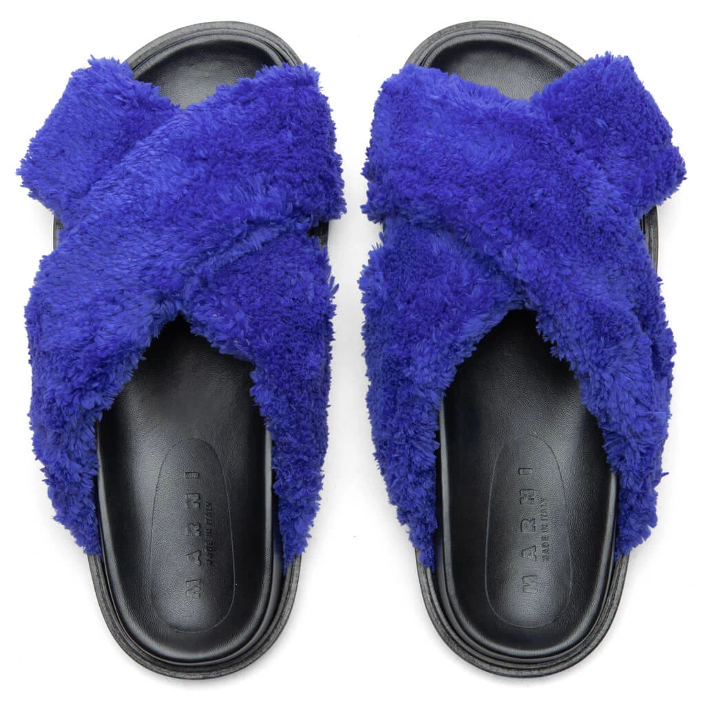 Marni Fussbett Slide Sandal - Royal 4 Marni Fussbett Slide Sandal - Royal - Image 4