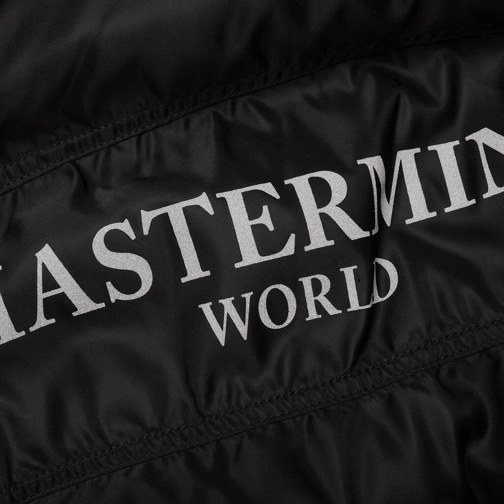 Mastermind World X Alpha Industries Patchwork MA-1 Bomber Jacket - Black 4 Mastermind World X Alpha Industries Patchwork MA-1 Bomber Jacket - Black - Image 4