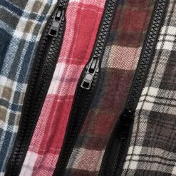 Flannel Shirt 7 Cuts Zipped Wide Shirt - Assorted -Fashion Clothing Store Needles Flannel Shirt 7 Cuts Zipped Wide Shirt Assorted MR343 D O S 05 18 23 Feature DV 6