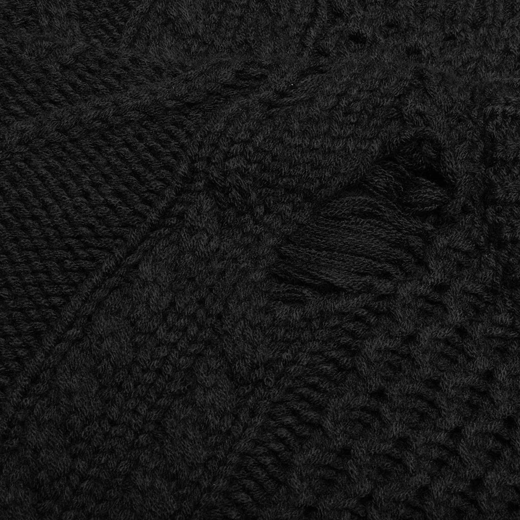 Savage Cable Sweater AW Knit - Black 4 Savage Cable Sweater AW Knit - Black - Image 4