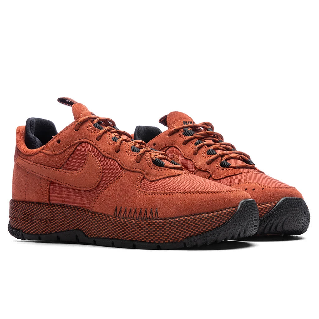 Nike Women's Air Force 1 Wild - Rugged Orange/Black 2 Nike Women's Air Force 1 Wild - Rugged Orange/Black - Image 2
