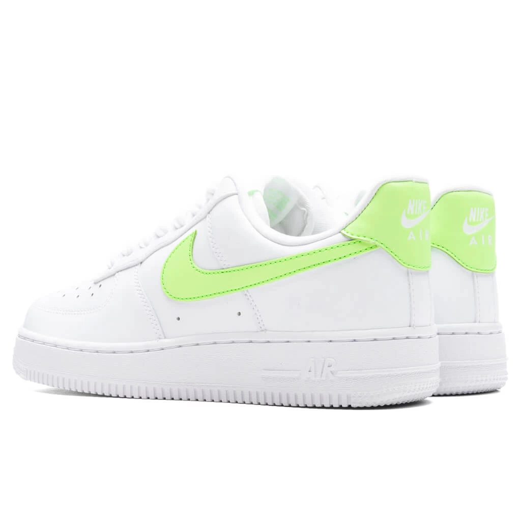 Nike Women's Air Force 1 - White/Lime Blast 3 Nike Women's Air Force 1 - White/Lime Blast - Image 3