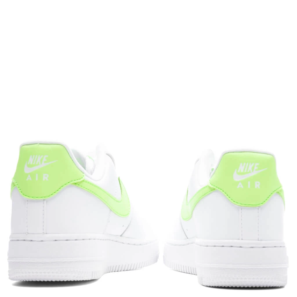 Nike Women's Air Force 1 - White/Lime Blast 4 Nike Women's Air Force 1 - White/Lime Blast - Image 4