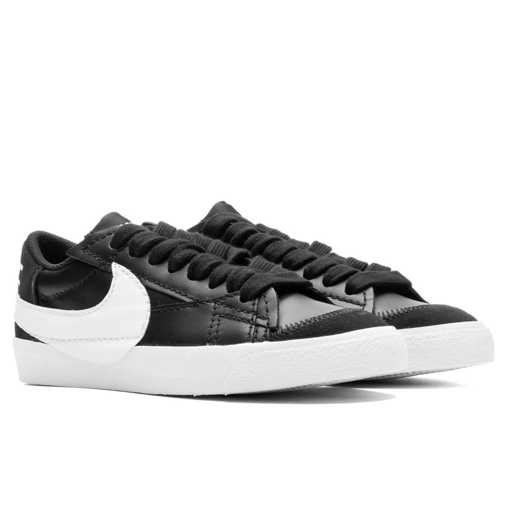 Nike Women's Blazer Low '77 Jumbo - Black/White/Team Orange 2 Nike Women's Blazer Low '77 Jumbo - Black/White/Team Orange - Image 2