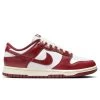 Nike Dunk Low Premium Women's Team Red And White - White/Team Red/Coconut Milk