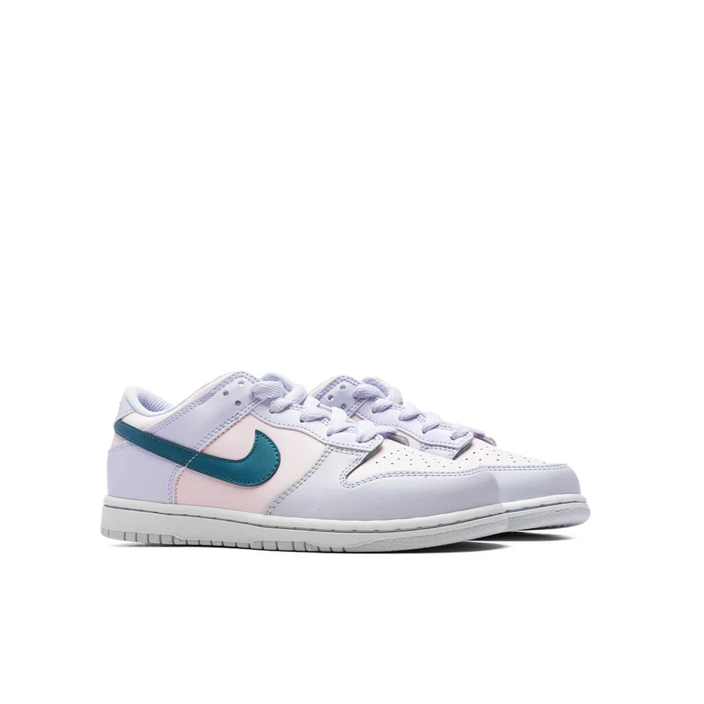 Nike Dunk Low (PS) - Football Grey/Mineral Teal/Pearl Pink 2 Nike Dunk Low (PS) - Football Grey/Mineral Teal/Pearl Pink - Image 2