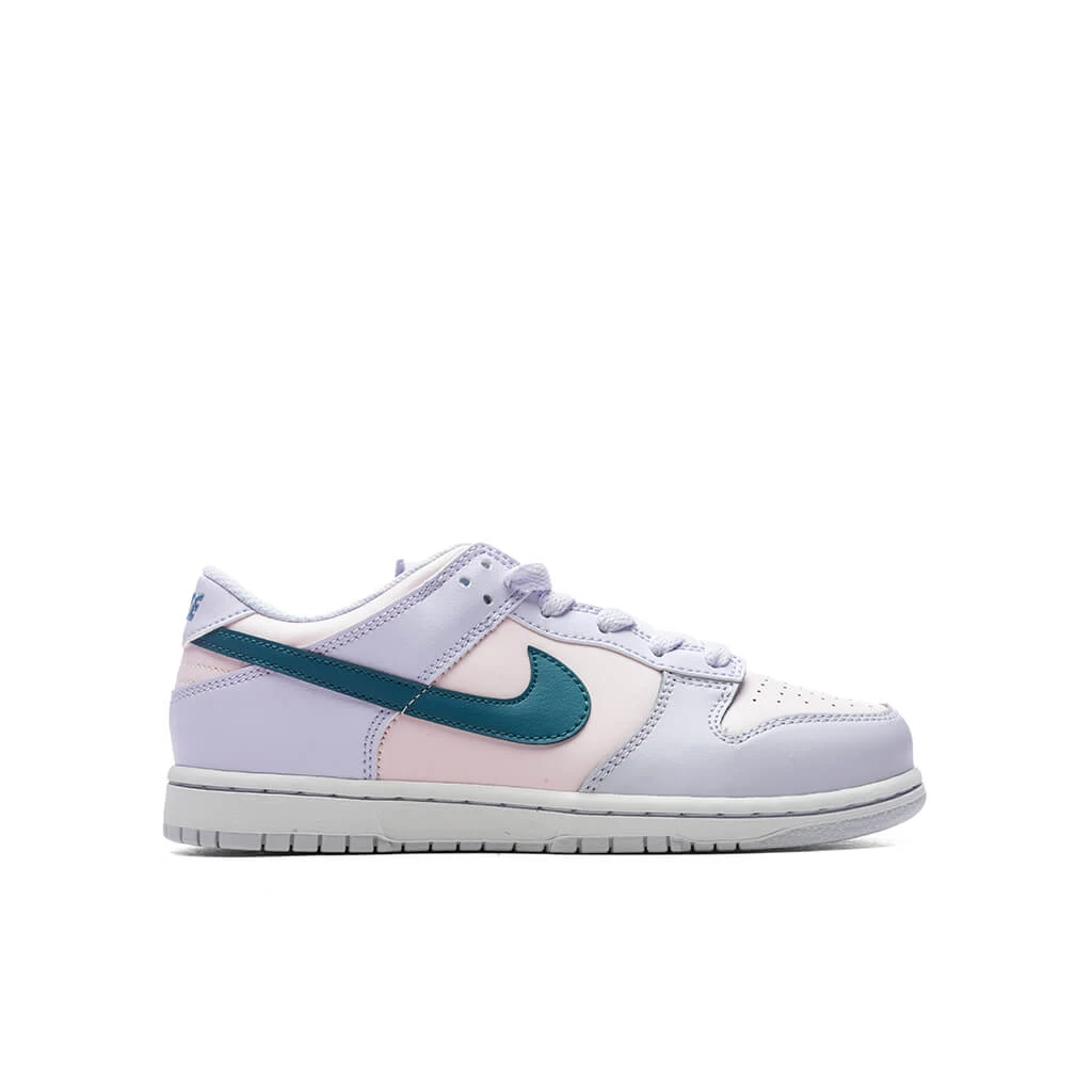 Nike Dunk Low (PS) - Football Grey/Mineral Teal/Pearl Pink 1 Nike Dunk Low (PS) - Football Grey/Mineral Teal/Pearl Pink