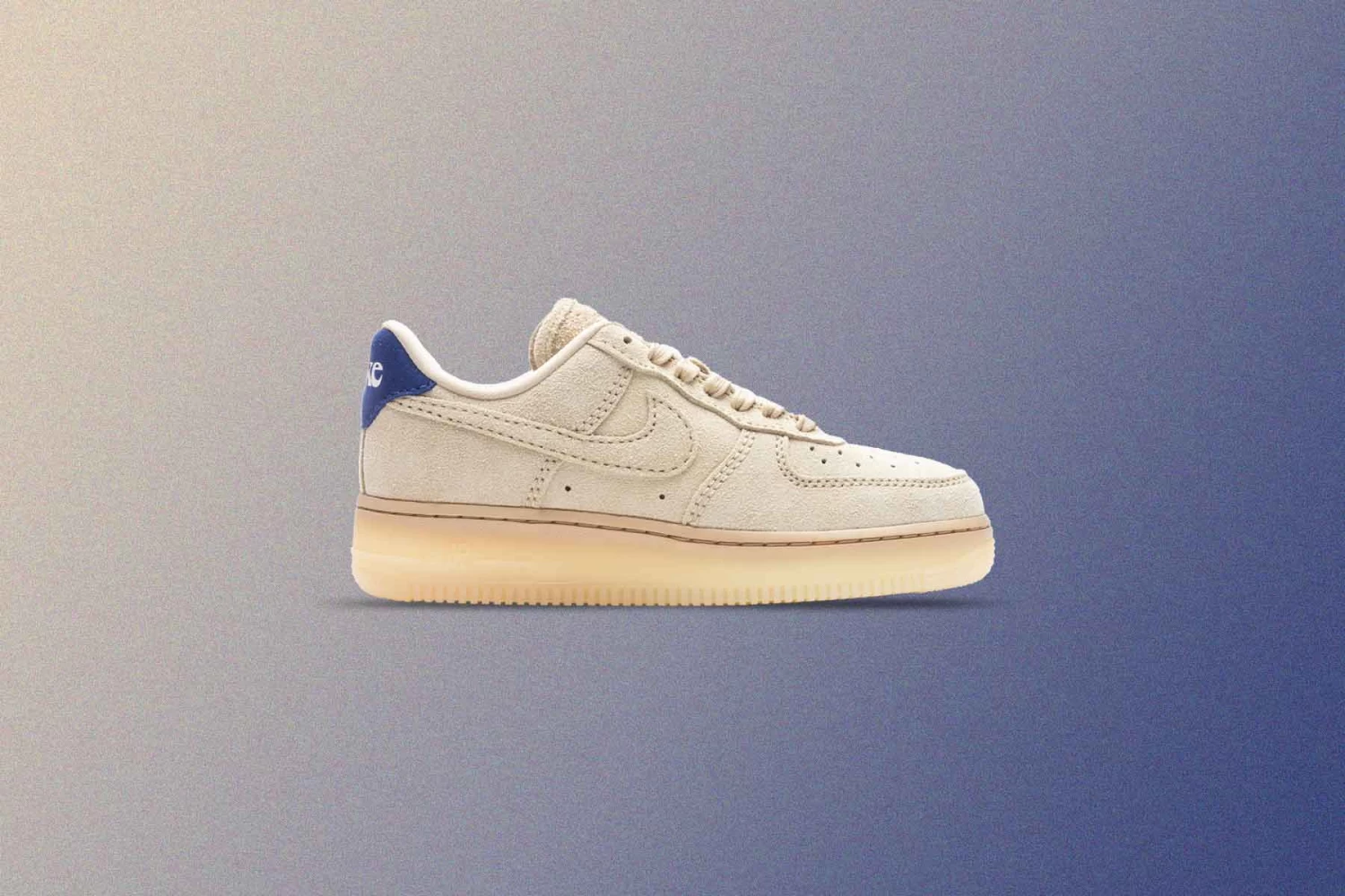 Nike Women's Air Force 1 '07 LX - Grain/Grain/Deep Royal Blue 5 Nike Women's Air Force 1 '07 LX - Grain/Grain/Deep Royal Blue - Image 5