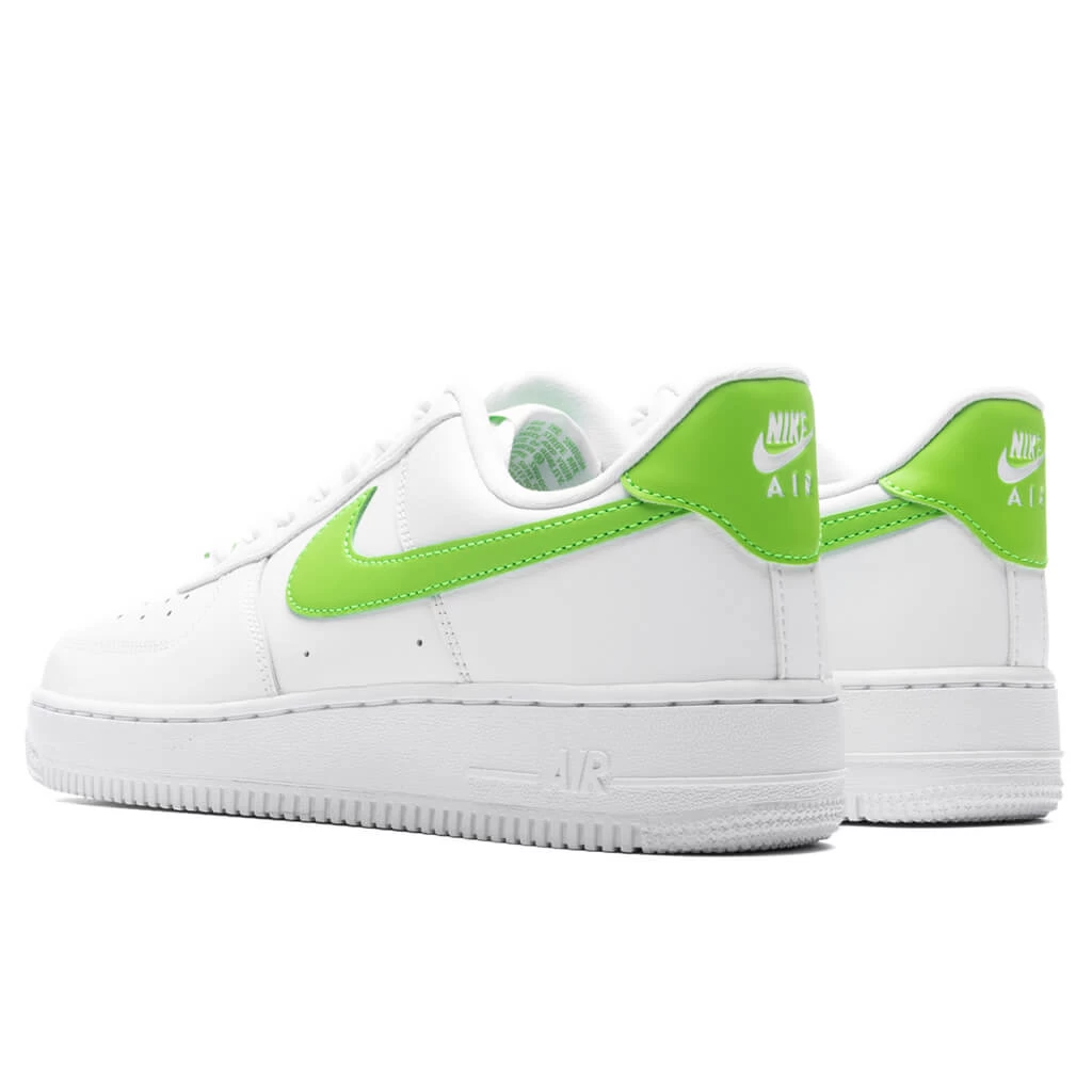 Nike Women's Air Force 1 '07 - White/Action Green 3 Nike Women's Air Force 1 '07 - White/Action Green - Image 3