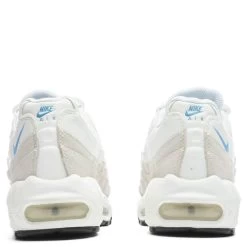 Nike Women's Air Max 95 - Summit White/University Blue -Fashion Clothing Store Nike Women s Air Max 95 Summit White University Blue DJ9981 100 11 27 22 Feature JM 4