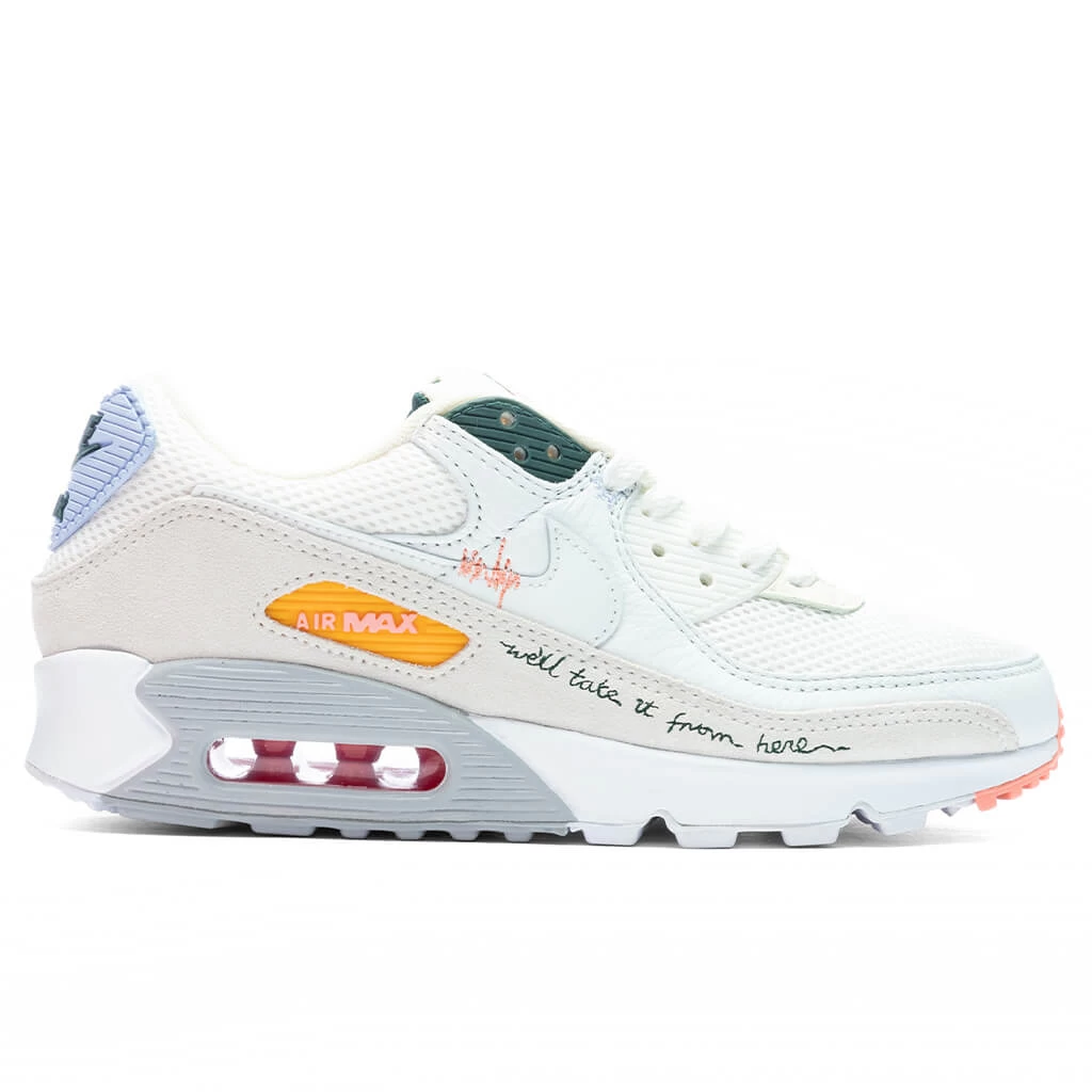 Nike Air Max 90 Women's - Summit White/Pro Green 1 Nike Air Max 90 Women's - Summit White/Pro Green