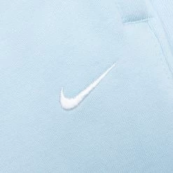 Nike Women's Solo Swoosh Fleece Pants - Celestine Blue/White -Fashion Clothing Store Nike Women s Solo Swoosh Fleece Pants Celestine Blue White CW5565 441 12 15 22 Feature DV 4