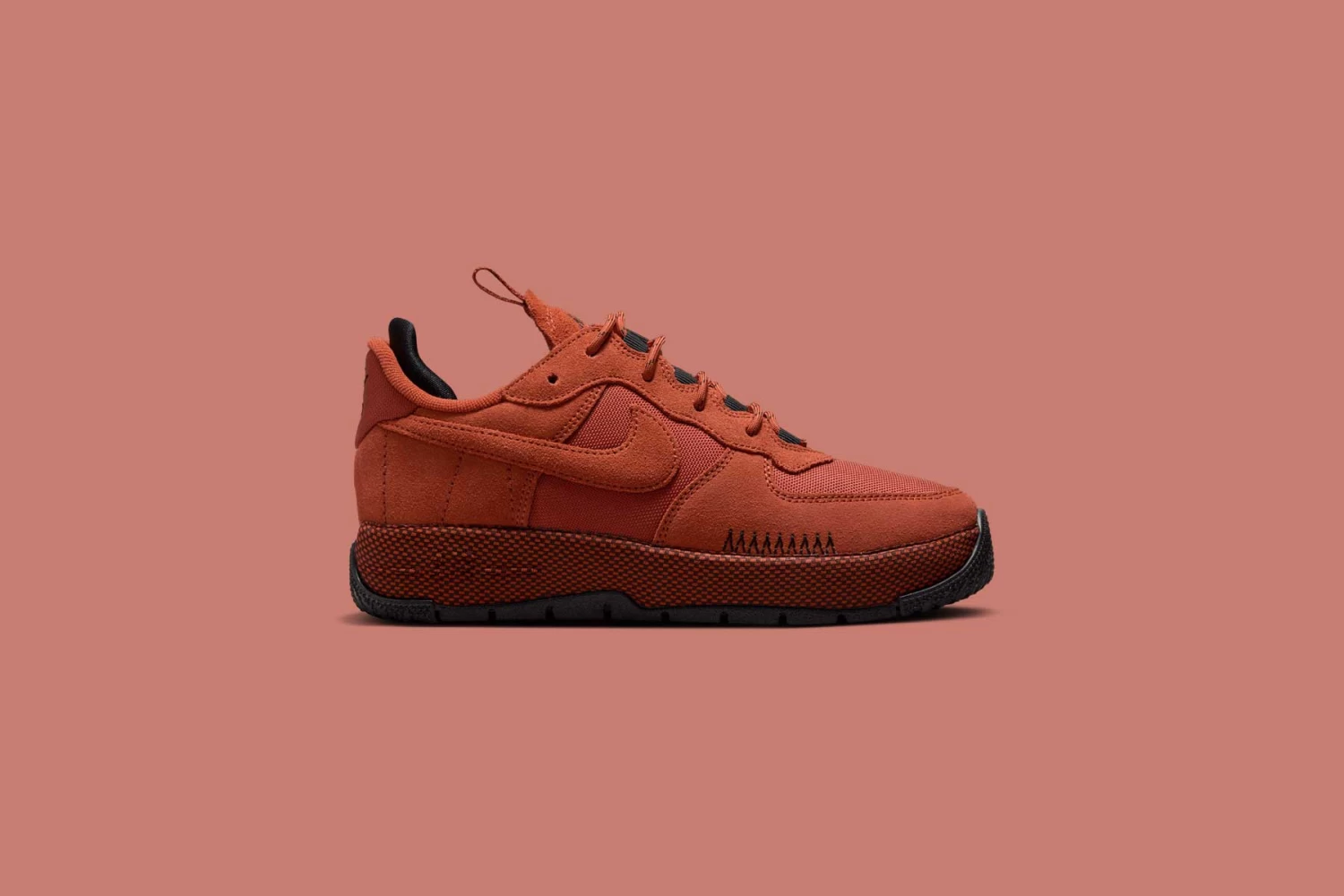 Nike Women's Air Force 1 Wild - Rugged Orange/Black 5 Nike Women's Air Force 1 Wild - Rugged Orange/Black - Image 5