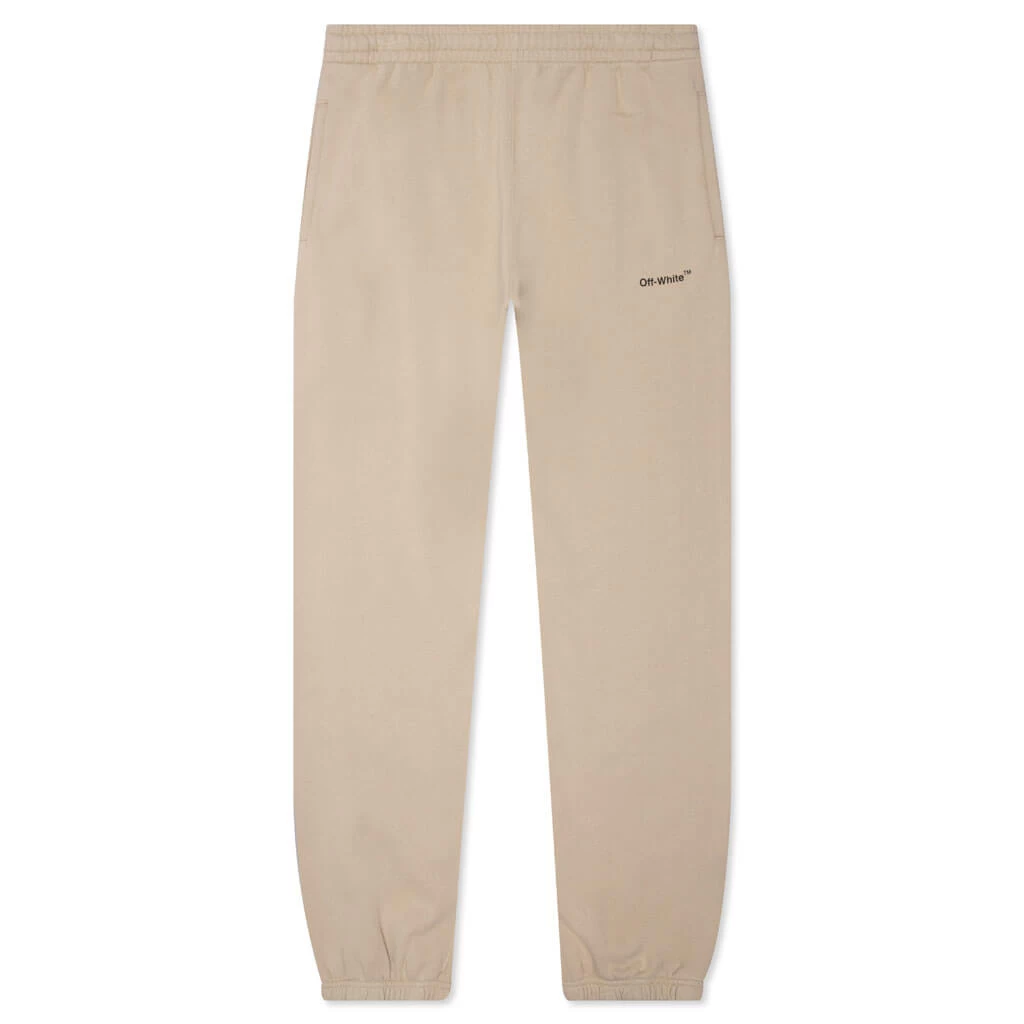 Caravaggio Diag Slim Sweatpant - Dark Sand 1 Caravaggio Diag Slim Sweatpant - Dark Sand