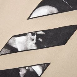 Caravaggio Diag Slim Sweatpant - Dark Sand 6 Caravaggio Diag Slim Sweatpant - Dark Sand -Fashion Clothing Store Off White c o Virgil Abloh Caravaggio Diag Slim Sweatpant Dark Sand OMCH029S22FLE0031710 3