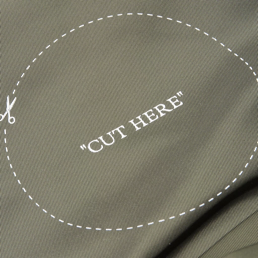 Cut Here Backpack - Green/White 5 Cut Here Backpack - Green/White - Image 5