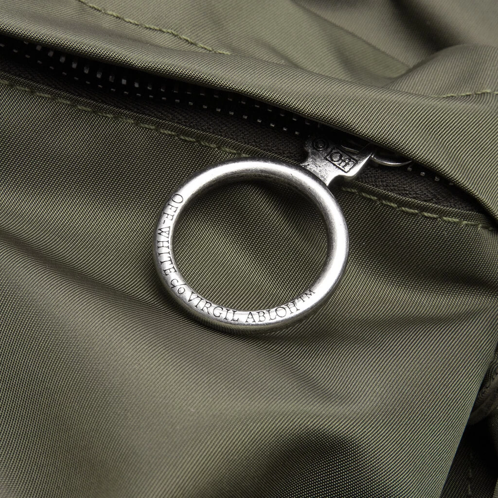 Cut Here Backpack - Green/White 6 Cut Here Backpack - Green/White - Image 6