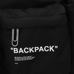 Quote Nylon Backpack - Black/White -Fashion Clothing Store Off White c o Virgil Abloh Quote Nylon Backpack Black White OMNB003F22FAB0041001 03 20 23 feature04
