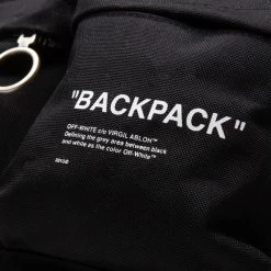 Quote Tote Backpack - Black/White -Fashion Clothing Store Off White c o Virgil Abloh Quote Tote Backpack Black White OMNB017F20FAB0021001 10 29 2020 01 6