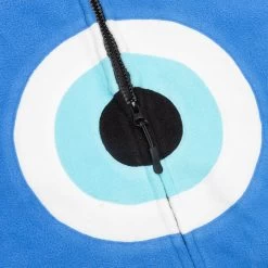 Pleasures Evol Fleece Zip Up - Black -Fashion Clothing Store PLEASURES Evol Fleece Zip Up Black P22W024 BLACK 12 29 22 Feature DV 5