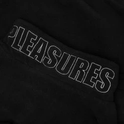 Pleasures Evol Fleece Zip Up - Black -Fashion Clothing Store PLEASURES Evol Fleece Zip Up Black P22W024 BLACK 12 29 22 Feature DV 8