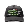 Pleasures Responsible Trucker Hat - Black