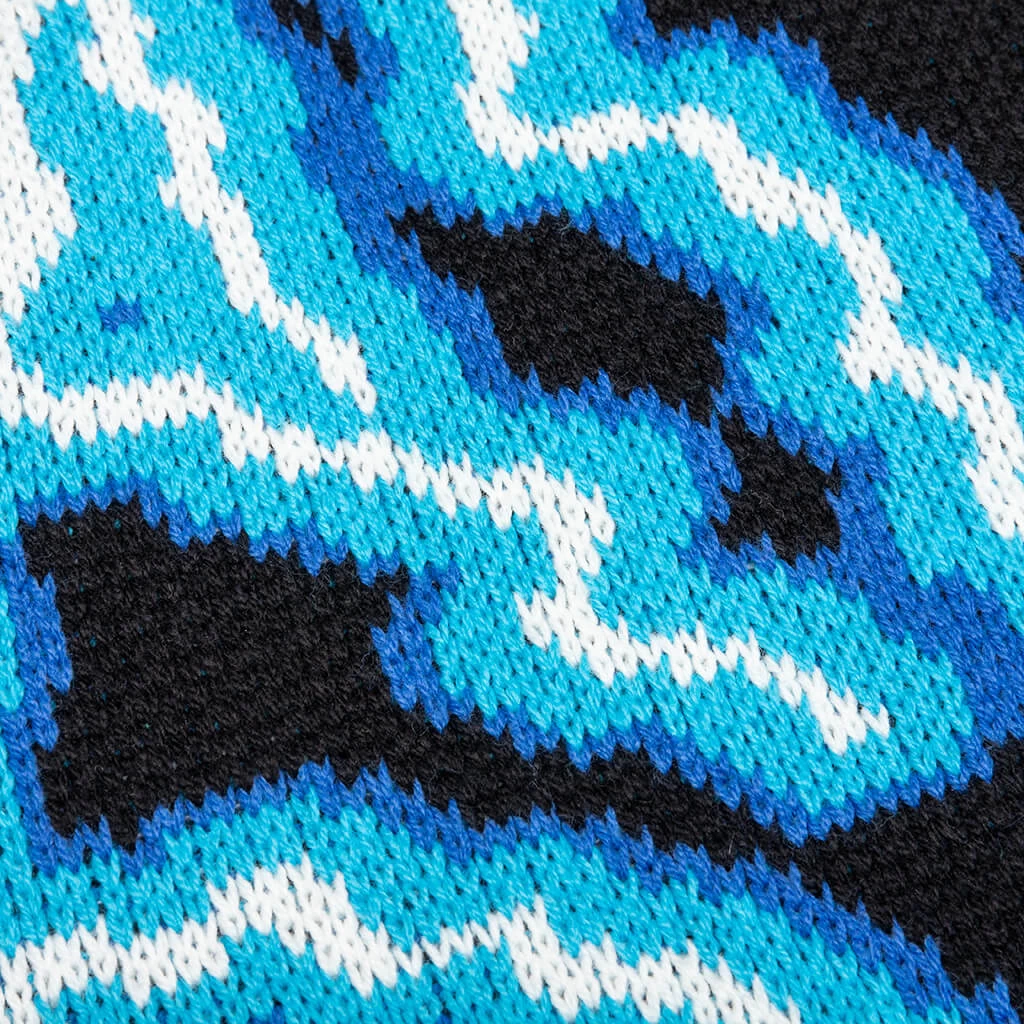 Pleasures Volt Jacquard Cardigan - Black 4 Pleasures Volt Jacquard Cardigan - Black - Image 4