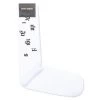 Palm Angels Broken Logo Socks - White/Black