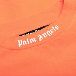 Palm Angels Classic Logo Over Tee - Mock Orange -Fashion Clothing Store Palm Angels Classic Logo Over Tee Mock Orange PMAA002C99JER0062301 05 05 23 Feature KN 6