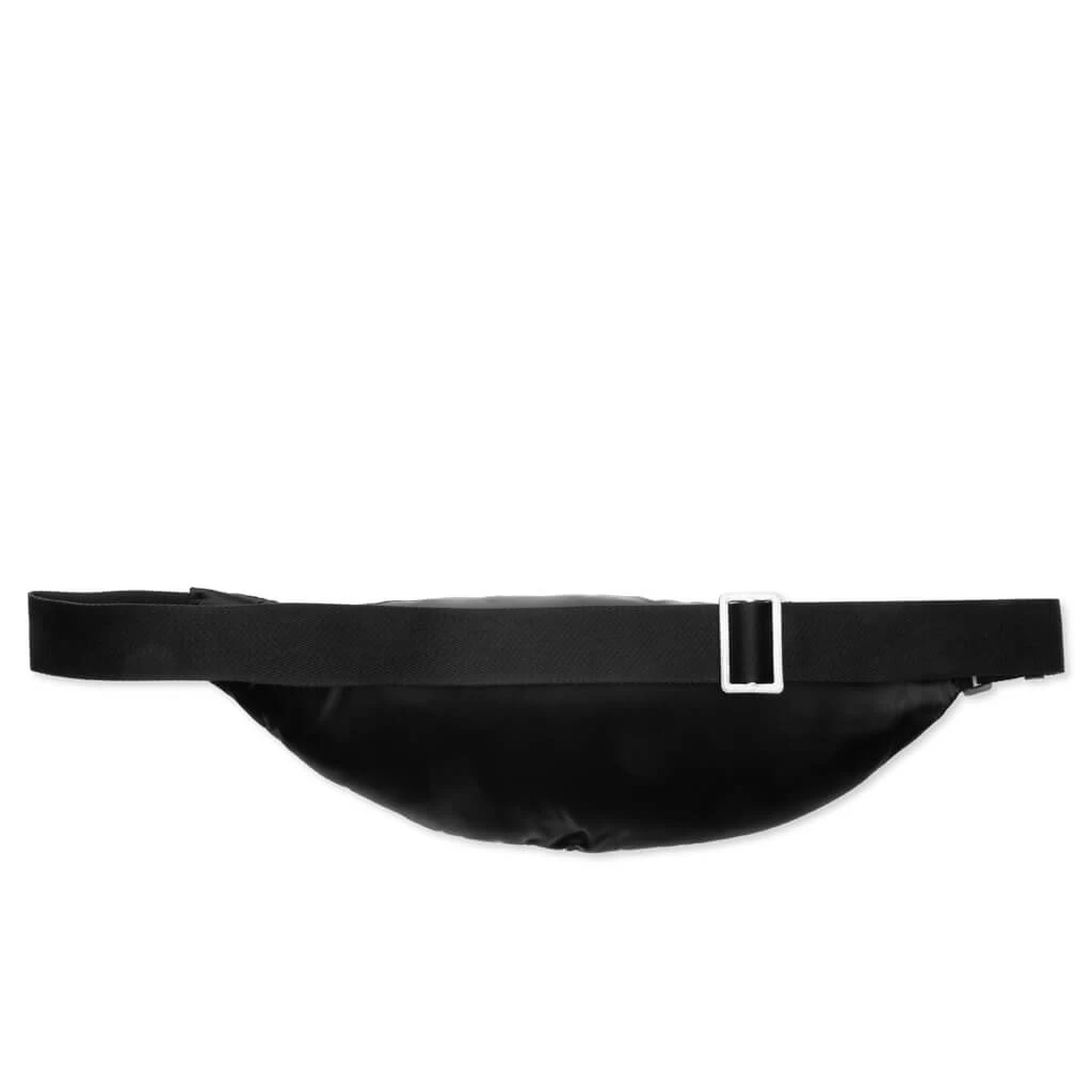 Palm Angels Curved Logo Fannypack - Black/White 2 Palm Angels Curved Logo Fannypack - Black/White - Image 2