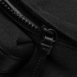 Palm Angels Classic Logo Fannypack - Black/White -Fashion Clothing Store Palm Angels Curved Logo Fannypack Black White PMNO004C99FAB0011001 05 15 22 Feature 5