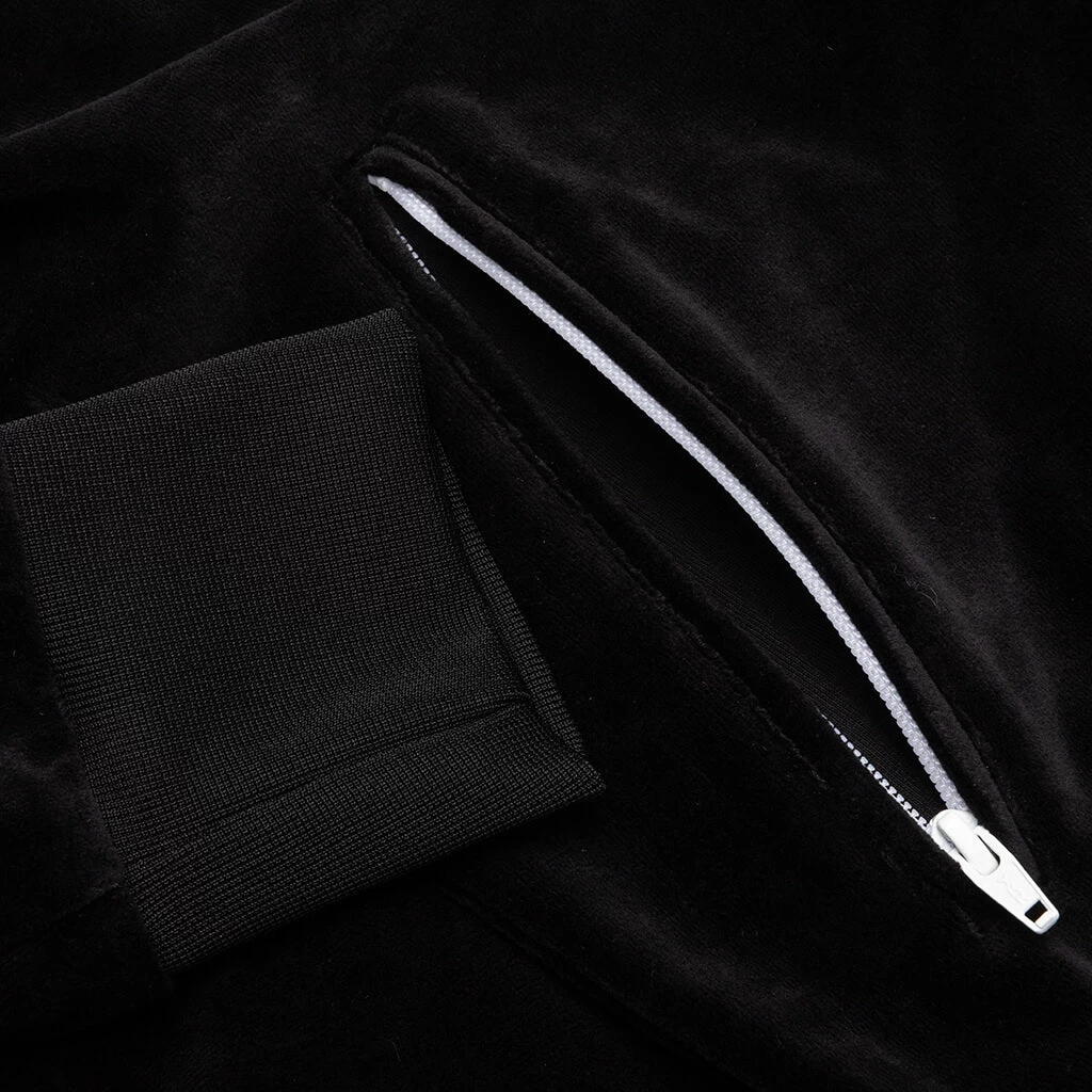 Palm Angels Rainbow Chenille Track Jacket - Black/White 4 Palm Angels Rainbow Chenille Track Jacket - Black/White - Image 4