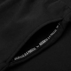 Garment Dyed Fleece Jogger - Black 7 Garment Dyed Fleece Jogger - Black -Fashion Clothing Store Paper Planes Garment Dyed Fleece Jogger Black 600036 BLK 1