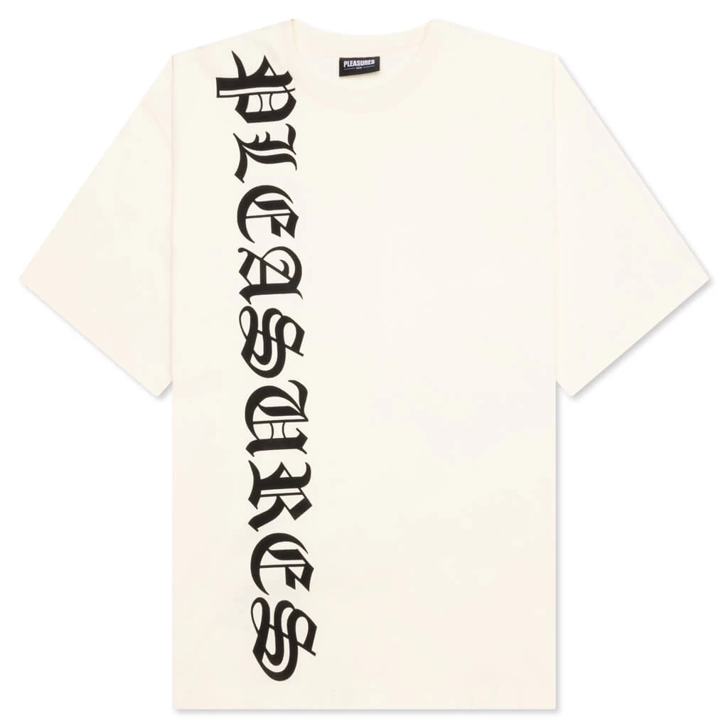 Pleasures Knight Heavyweight Shirt - Vintage White 1 Pleasures Knight Heavyweight Shirt - Vintage White