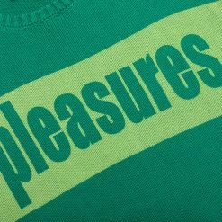 Pleasures Lighter Sweater - Green 6 Pleasures Lighter Sweater - Green -Fashion Clothing Store Pleasures Lighter Sweater Green P22F042 GREEN 11 10 22 Feature VR 4