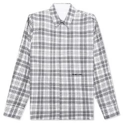 Helmut Lang Plaid Logo Shirt - White