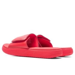 Puma X TMC SoftRide Slides - High Risk Red/White -Fashion Clothing Store Puma Soft Ride x TMC Red 38505001 09 24 22 Feature MG 6