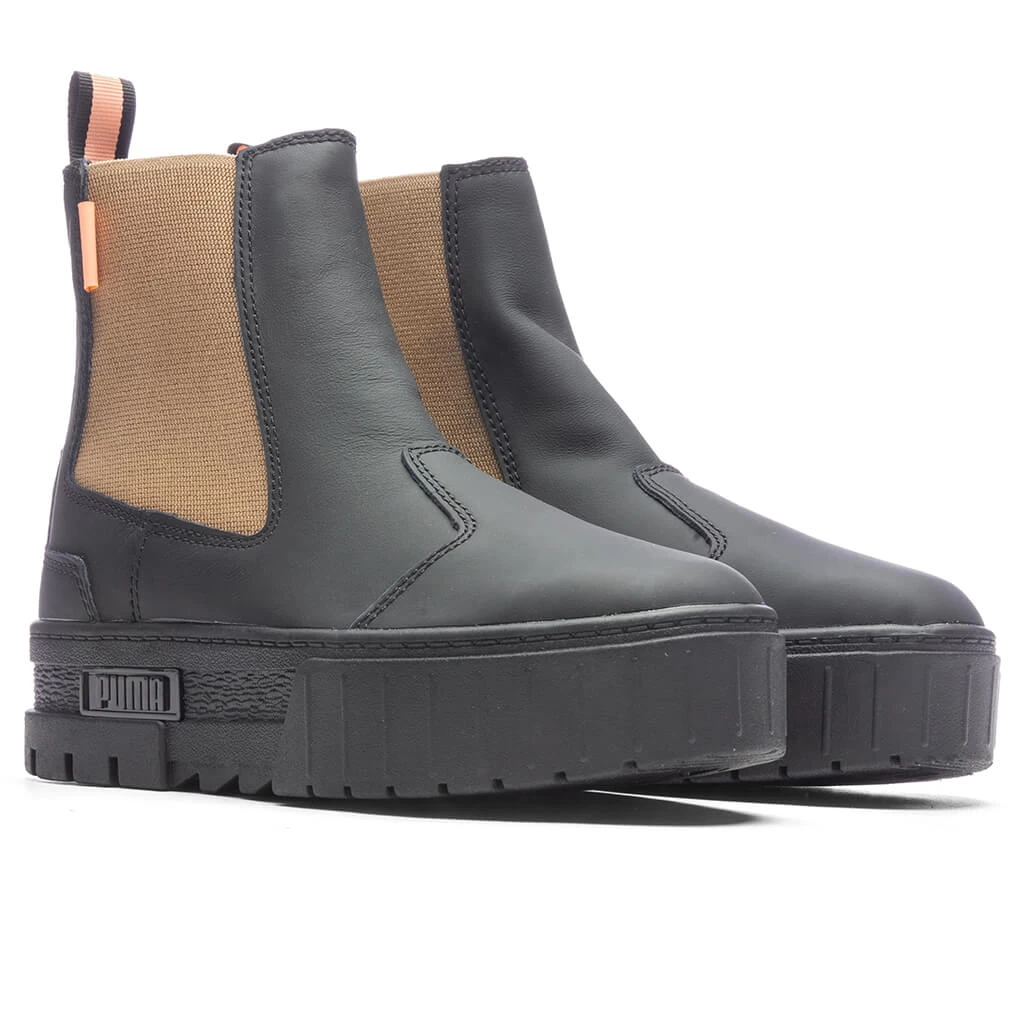 Puma Women's Mayze Chelsea Pop - Black/Tiger's Eye 2 Puma Women's Mayze Chelsea Pop - Black/Tiger's Eye - Image 2