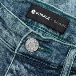 P001 - Mid Indigo Hard Wax 7 P001 - Mid Indigo Hard Wax -Fashion Clothing Store Purple Denim P001 Mid Indigo Hard Wax P001 MIHW322 12 26 22 Feature DV 5